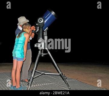 Astronomia per la famiglia Foto Stock