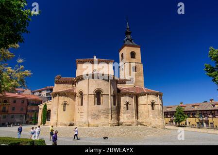 Chiesa di San Martin a Segovia, Spagna Foto Stock