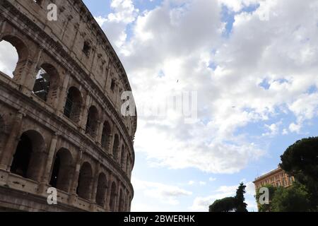 Il Colosseo a Roma Foto Stock