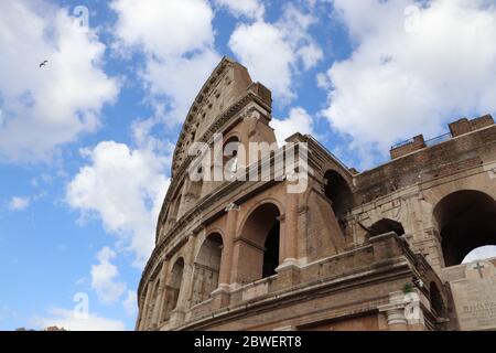 Il Colosseo a Roma Foto Stock