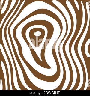 Astratto sfondo in legno. Struttura in sezione trasversale di legno. Modello a tavola di legno. Parte del set. Illustrazione Vettoriale