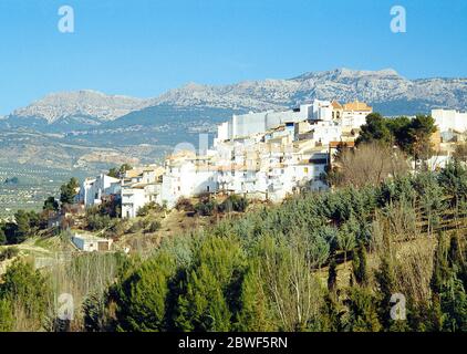 Panoramica e orizzontale. Quesada, provincia di Jaen, Andalusia, Spagna. Foto Stock