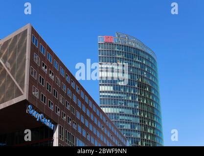 Sony Centre e DB, Potsdamer Platz, Berlino Foto Stock