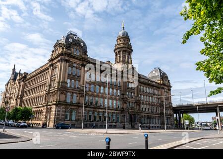 La vecchia sede della Scottish Co-operative Wholesale Society, 95 Morrison Street a Glasgow. Ora convertito in appartamenti e uffici. Foto Stock