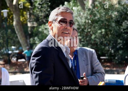 VENEZIA, ITALIA - 12 SETTEMBRE: George Clooney è visto durante il 66esimo Festival del Cinema di Venezia il 12 settembre 2009 a Venezia, Italia. Foto Stock