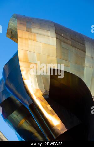 Dettaglio del Museo EMP, Seattle, Washington, USA Foto Stock