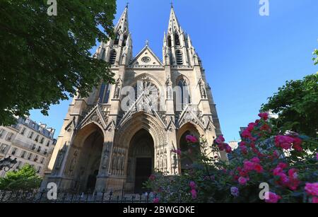 La basilica cattolica di Saint Clotilde , Parigi, Francia. Foto Stock