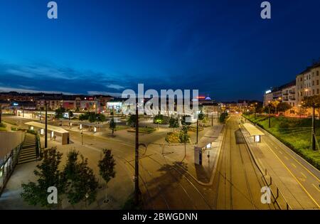 Piazza Szell Kalman, Budapest Foto Stock