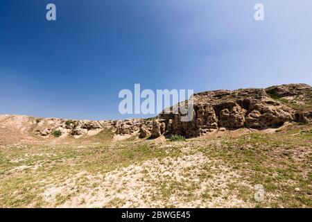 Pushkalavati, la vecchia Charsadda, antica capitale di Gandhara, conosciuta da Alessandro il Grande, Charsadda, Khyber Pakhtunkhwa Provincia, Pakistan, Asia del Sud, Asia Foto Stock