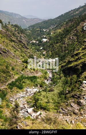 Hidden vallery, Elum Mountain trekking, Marghuzar, Swat, Provincia di Khyber Pakhtunkhwa, Pakistan, Asia meridionale, Asia Foto Stock