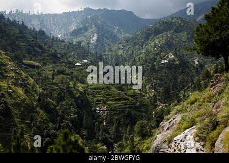 Hidden vallery, Elum Mountain trekking, Marghuzar, Swat, Provincia di Khyber Pakhtunkhwa, Pakistan, Asia meridionale, Asia Foto Stock