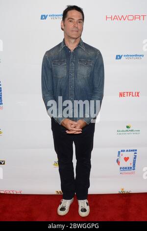 9 settembre 2017, Los Angeles, California, USA: L'attore Thomas Gibson partecipa al ed Asner and Friends Celebrity Poker Tournament che ha beneficiato della Società di autismo allo showroom Hayworth Los Angeles nel Citigroup Center di Los Angeles il 9,2017 settembre. (Immagine di credito: © Billy Bendight/ZUMA Wire) Foto Stock