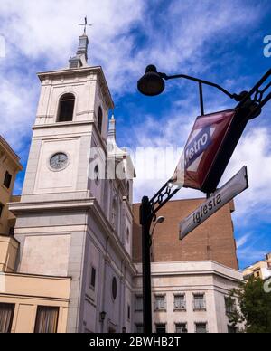 Glorieta del pintor Sorolla. Madrid. España Foto Stock