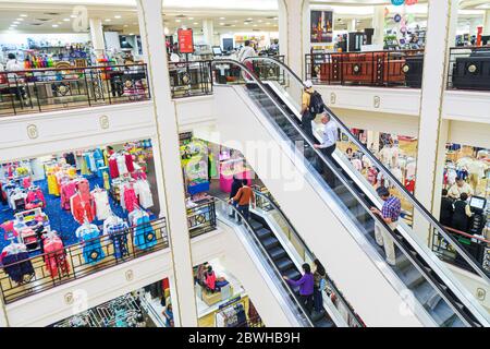 Città del Messico, DF México, Distretto Federale, Cuauhtemoc, Centro storico, El Palacio de Hierro, shopping shopper negozi negozi mercato m Foto Stock