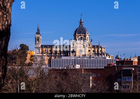 Catedral de la Almudena. Madrid. España Foto Stock