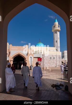 Porta d'ingresso al Souq di Mutrah, Mascate, Sultanato di Oman Foto Stock