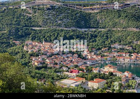 Bakar è una città della Contea di Primorje-Gorski Kotar, nella Croazia occidentale. Foto Stock