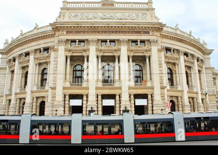 Burgtheater di Vienna in Austria Foto Stock