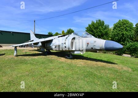 Rottami di mare Harriers a Charlwood, Surrey. Foto Stock