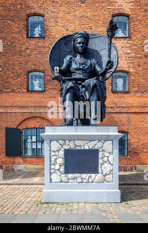 Sono la statua della Regina Maria, Copenaghen, Danimarca Foto Stock