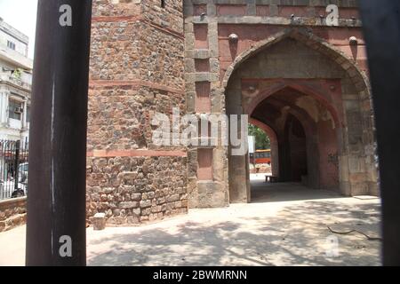 Porta storica di Delhi, Netaji Subhash Marg, Daryaganj, Nuova Delhi, Delhi, India (Foto Copyright © Saji Maramon) Foto Stock