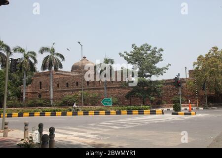 Vecchio Forte (Purana Qila), Nuova Delhi. Purana Qila è un forte del XVI secolo a Nuova Delhi, India (Foto Copyright © di Saji Maramon) Foto Stock