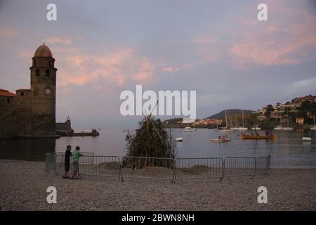 Celebrazioni di San Giovanni a metà estate - non meno di 2020 Covid19 regole Foto Stock