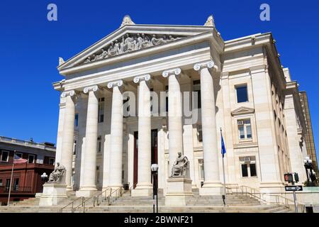 Corte superiore, New Haven, Connecticut, Stati Uniti Foto Stock