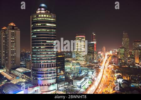 Distretto commerciale di Levent-Istanbul-Turchia Foto Stock