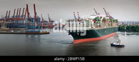 Le barche nel porto Foto Stock