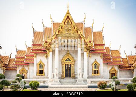 wat benchamabophit Tempel bangkok thailandia Foto Stock