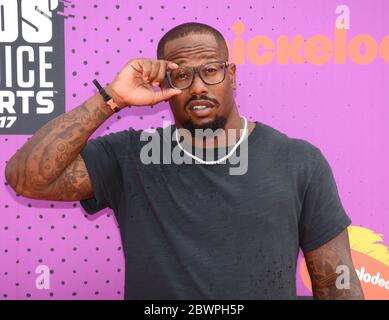 13 luglio 2017, Westwood, California, USA: Von Miller partecipa al Nickelodeon Kids' Choice Sports Awards 2017 al Pauley Pavilion di Los Angeles, California, il 13 luglio 2017. (Immagine di credito: © Billy Bendight/ZUMA Wire) Foto Stock