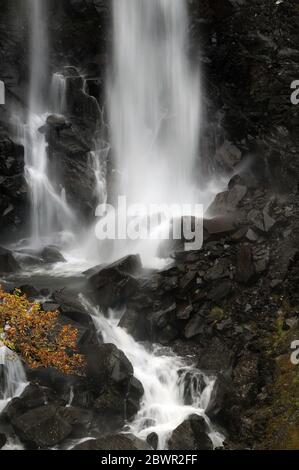 Ffrwd Fawr, Afon Twymyn, Dylife. Foto Stock