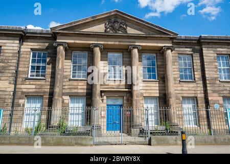 Il magistrates edificio di corte in Pontefract, Yorkshire occidentale Foto Stock