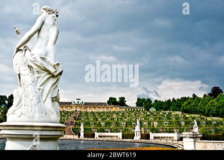 Potsdam (Germania): Parco di Sanssouci Foto Stock