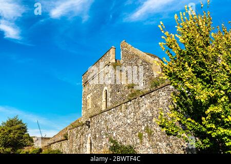 Canterbury mura cittadine a Kent, Inghilterra Foto Stock