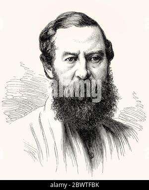 Sir Samuel White Baker, 1821–1893, un esploratore inglese, ufficiale Foto Stock