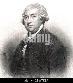 JAMES BOSWELL (1740-1795) amico giurista scozzese di Samuel Johnson Foto Stock