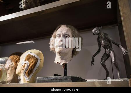 Harry Potter, tour dello studio, backstage, oggetti, fabbrica di film, studi, Londra, Regno Unito Foto Stock