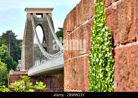 Clifton Suspension Bridge, Bristol, Inghilterra, Regno Unito Foto Stock