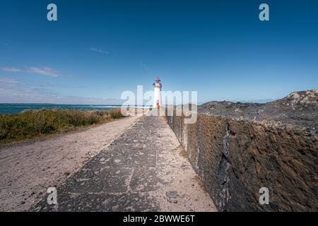 Faro di Port Fairy, Victoria, Australia Foto Stock