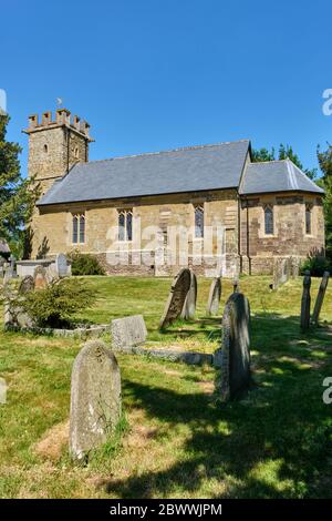 Chiesa di San Michele, Sibbdon Carwood, vicino a Craven Arms, Shropshire Foto Stock