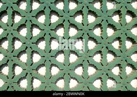 Porta tradizionale vintage in stile coreano. Foto Stock