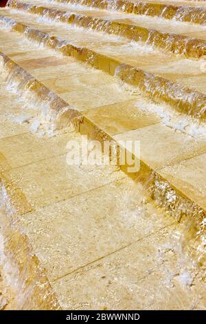 Cascade Steps, Anchor Road, Bristol, Inghilterra, Regno Unito Foto Stock