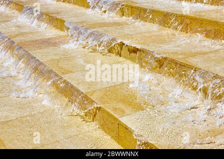 Cascade Steps, Anchor Road, Bristol, Inghilterra, Regno Unito Foto Stock