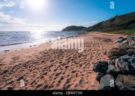 Faro di Tacking Point, NSW, Australia Foto Stock