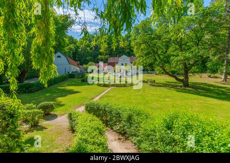 Heinrich Vogeler Museum Barkenhoff, Künstlerdorf Worpswede, Landkreis Osterholz, vicino a Brema, Niedersachsen, Deutschland Foto Stock