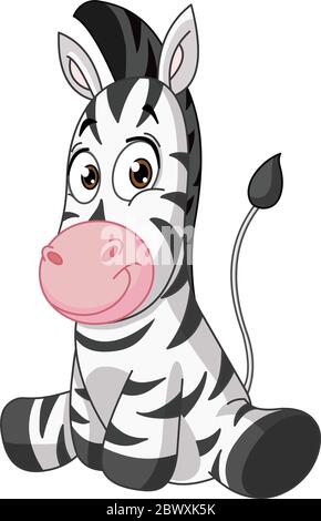 Zebra del bambino Illustrazione Vettoriale