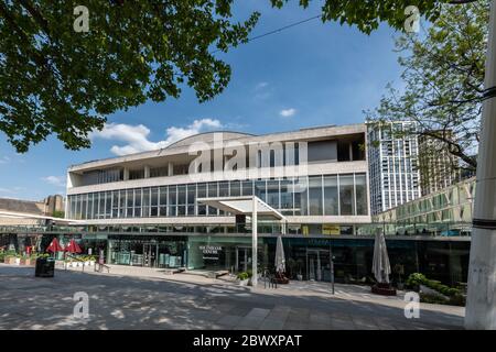 Royal Festival Hall, South Bank di Londra, Regno Unito Foto Stock