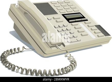 Telefono ufficio Illustrazione Vettoriale